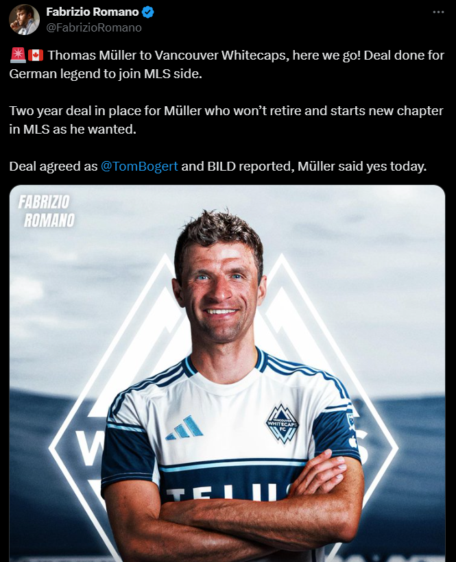 HERE WE GO! Thomas Muller ma NOWY KLUB!